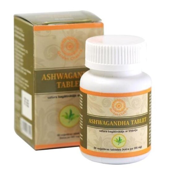 GOLDEN CHAKRA ASHWAGANDHA TABLET (60 таблеток)